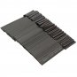 127Pcs RSFR-H 7 Types Black Heat Shrink Tube Halogen-free Environmentally Friendly Flame Retardant S