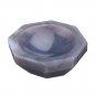 60mm Natural Agate Mortar With Pestle Lab Glassware Mixing Grinder Kit For Pharmaceutical