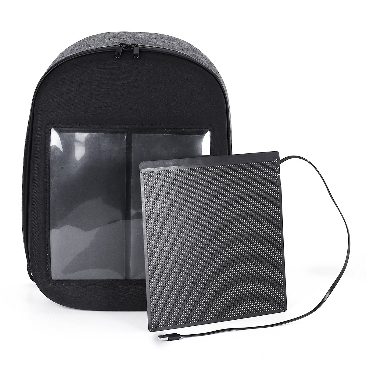 DC 5V LED Dynamic Display WiFi Backpack Laptop Notebook APP Control 20L School Bag Waterproof