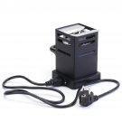 220V Black Shisha Charcoal Stove Heating Hot Plate Coal Burner Pipes Accessories Two-hole EU Plug