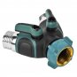 3/4 Inch 2 Way Y Type Garden Hose Splitter Connector Zinc Alloy Shut Off Tap
