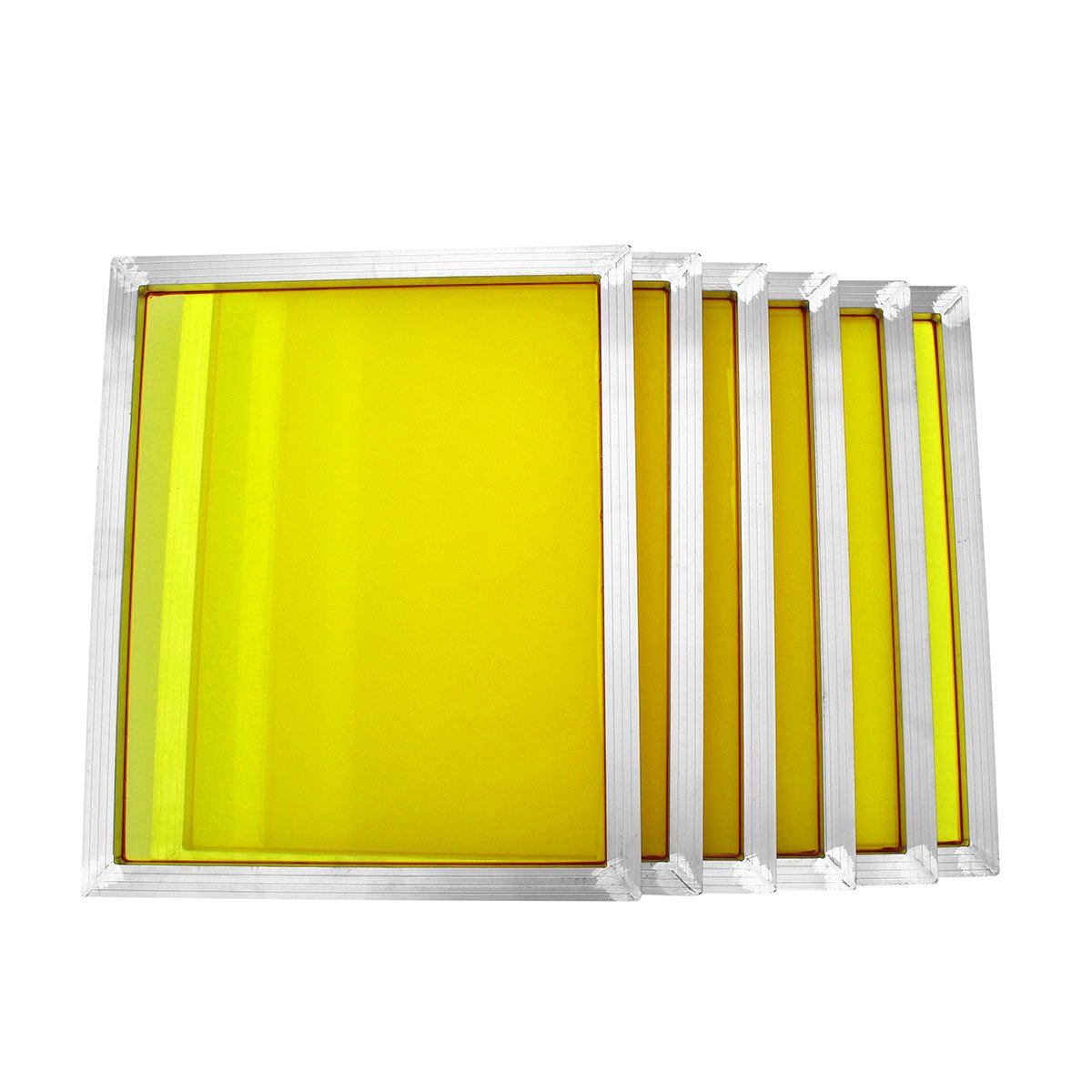 6 Pcs 2024 Inch 305 Wire Mesh Silk Screen Printing Screens With Aluminum Frame