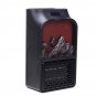 900W 220V Electric Heater Fan Fireplace Flame Timer Space Heater For Home Office
