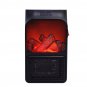 900W 220V Electric Heater Fan Fireplace Flame Timer Space Heater For Home Office