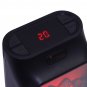 900W 220V Electric Heater Fan Fireplace Flame Timer Space Heater For Home Office