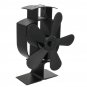 5 Blade Heat Powered Wood Stove Fan 1100rpm Ultra Quiet Fireplace Wood Burning Eco Fan