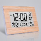 LCD Digital Wall Clock Alarm Big Size Multifunction Temperature Table Clocks Bedside Thermometer Hyg