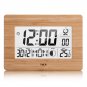 LCD Digital Wall Clock Alarm Big Size Multifunction Temperature Table Clocks Bedside Thermometer Hyg