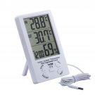 Large Screen Thermometer Hygrometer Indoor Outdoor Digital Display Dual Temperature Display Thermome