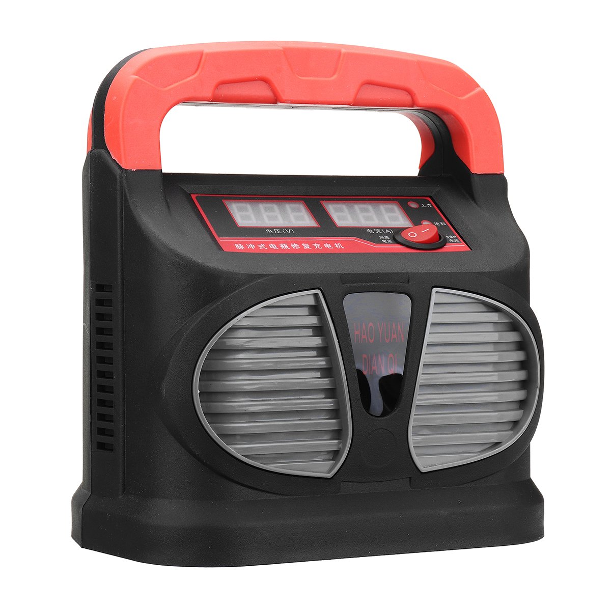 LCD Display Battery Charger 220V AC To 12/24V DC Intelligent Pulse Repair Car Battery Charger Automa