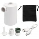 Portable Mini Light Air Pump USB Inflatable Quick Inflate Deflate Tools Outdoor