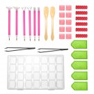 31PCS 5D Diamond Painting Accessories Kit DIY Wall Painting Mural Maker Tools Set