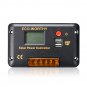 Solar Charge Controller 15A LCD Display Controller Solar Controller For PWM Solar Power Panel Water 