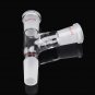 24/40 Three Way Glass Adapter 75 Degree Bent Distillation Head Lab Chemistry Glassware