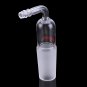 24/40 Glass Adapter Cone To Rubber Tube Right Angle Connection Hose Inlet Lab Glassware