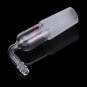 24/40 Glass Adapter Cone To Rubber Tube Right Angle Connection Hose Inlet Lab Glassware