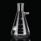 500mL Clear Borosilicate Glass Filtering Flask Vacuum Filtration Flask Bottle Lab Glassware
