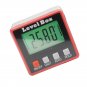 Red Precision Digital Protractor Inclinometer Level Box Digital Angle Finder Bevel Box with Magnet B