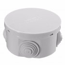 80x40mm ABS IP44 Waterproof Round Shape Electric Junction Box Electric Project Enclosure Case with 4