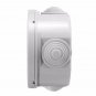 80x40mm ABS IP44 Waterproof Round Shape Electric Junction Box Electric Project Enclosure Case with 4