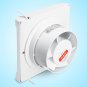6 Inch 220V 60W Extractor Fan Silent Ventilation Wall Mounted Fan Windows Bathroom Toilet