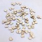 100Pcs Laser Engraving Rustic Wooden Love Heart Crafts DIY Wedding Table Scatter Confetti Vintage De