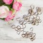 50Pcs Rustic Laser Engraving Wooden Hollow Love Heart Crafts DIY Wedding Table Scatter Confetti Vint