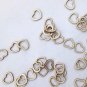 50Pcs Rustic Laser Engraving Wooden Hollow Love Heart Crafts DIY Wedding Table Scatter Confetti Vint