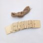 25Pcs Blank Square Wood Chips Sheet Hanging Tags Ornament Laser Engraving DIY Art Wedding Decoration
