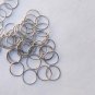 50Pcs Moon Shape Laser Engraving Wooden Sheet With 50 Iron Loops Set For Birthday Reminder DIY Hangi