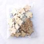 50Pcs Star Shape Laser Engraving Wooden Sheet With 50 Iron Loops Set For Birthday Reminder DIY Hangi