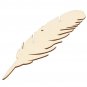 10pcs Laser Engraving MDF Feather Wooden Slices Diy Craft Laser Manufacturing Room Wedding Decoratio