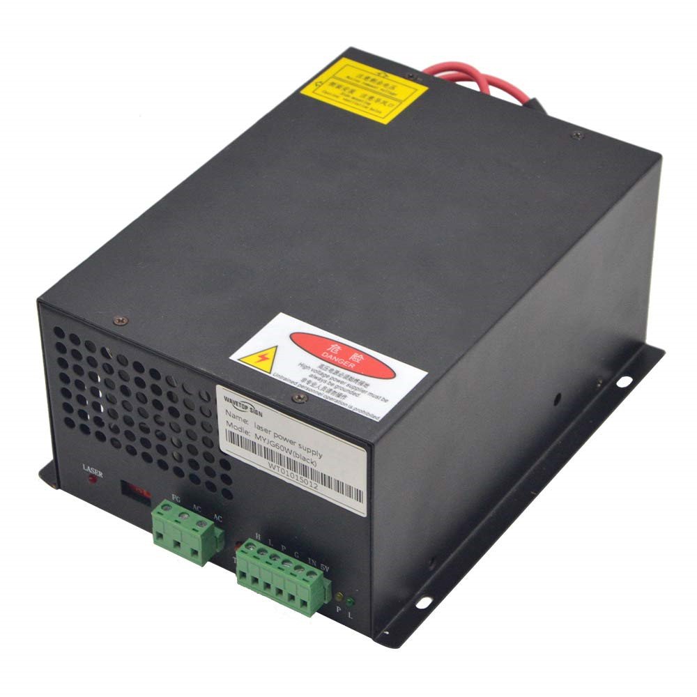 MYJG 220V 60W CO2 Laser Power Supply for CO2 Laser Engraver Cutter Engraving Machine