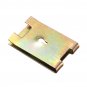 50pcs U-Type Clips For Bronze Tone Metal Spring Plate Car Door Panel Spire Fender Screw Fastener Nut