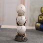 Skull Car Ornament Hear/See/Speak No Evil Stacked Totem Pole Desktop Furnishing Articles Gothic Dark