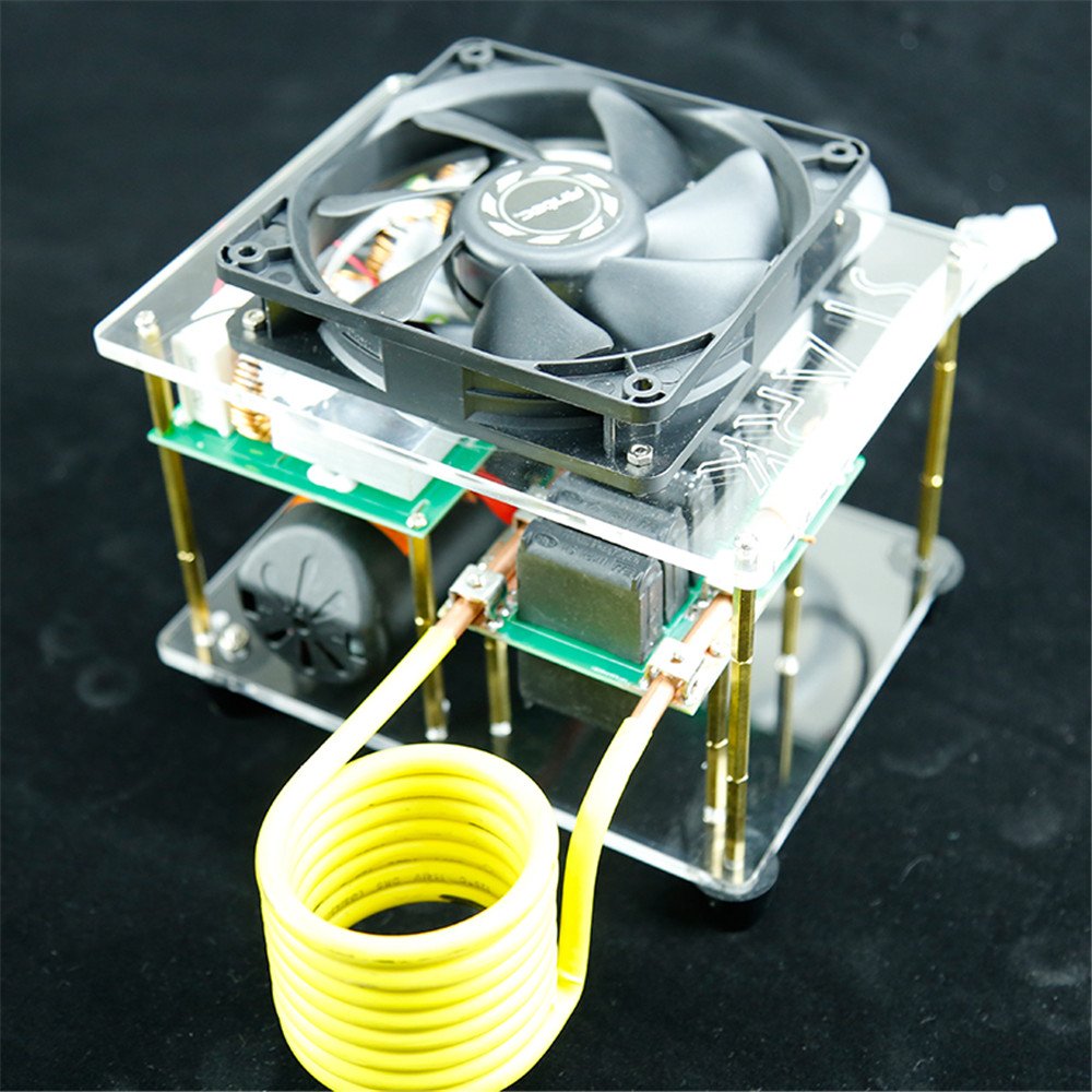 220V 2100W Mini Induction Heating Machine Heater Water Cooling Heat Dissipation DIY Device Science M