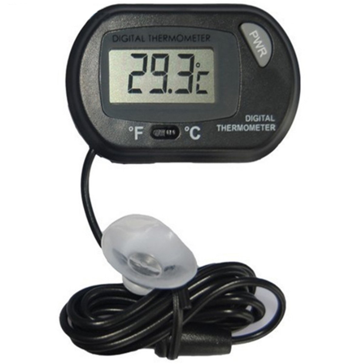 Electronic Thermometer Fish Tank Aquarium Pet Sucker Diving Pet Box With Probe Waterproof Electronic