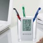 Digital Timer Temperature Thermometer Screen Alarm Olock Calendar PenHolder Case