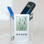 Digital Timer Temperature Thermometer Screen Alarm Olock Calendar PenHolder Case