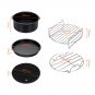 8'' Air Fryer Accessories Set Chips Baking Basket Rack For Phillips 4.2QT-6.8QT
