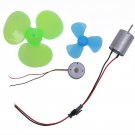DIY Miniature DC Wind Power Turbine Model Demonstration Teaching Tool Drive Fan Physical Experiment