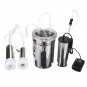 2L Stainless Steel 220V Electric Milking Machine Cow Milker Double Upgraded Heads