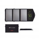 ALLPOWERS 5V 21W Portable Solar Charger Sun Power Solar Panel Power Bank Charger for Smartphone