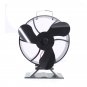 3 Blade Heat Self-Powered Wood Stove Fan Top Log Burner Fireplace Eco Silent