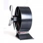 3 Blade Heat Self-Powered Wood Stove Fan Top Log Burner Fireplace Eco Silent