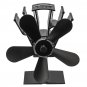5 Blade Heat Self-Powered Stove Fan Wood Log Quiet Burner Fireplace Ecofan