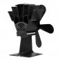 5 Blade Heat Self-Powered Stove Fan Wood Log Quiet Burner Fireplace Ecofan