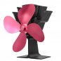 4 Blades Heat Powered Wood Stove Fan Ultra Quiet Fireplace Wood Burning Eco Fan