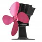4 Blades Heat Powered Wood Stove Fan Ultra Quiet Fireplace Wood Burning Eco Fan