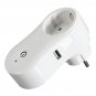 AC 100-240V Smart WiFi Socket APP Remote Control EU Plug Timer Switch with USB Charger